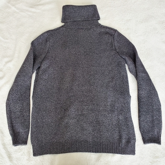 Women's John + Jenn Turtleneck Sweater Marled Grey - Picture 5 of 6